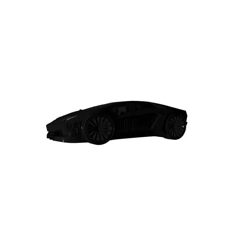 Modern Car 3D Printable Model 3D print model