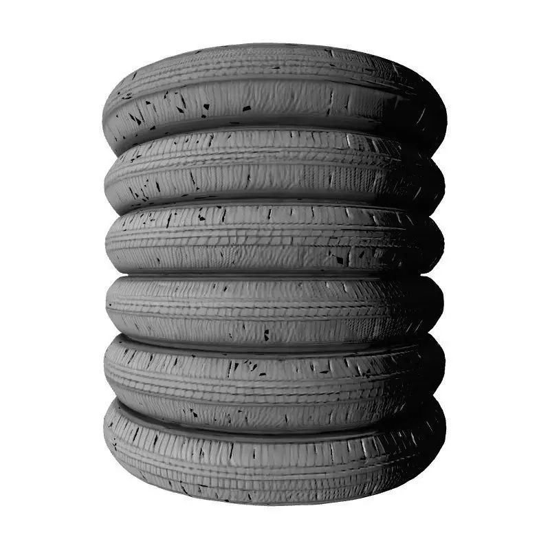Car Tyres Workshop 3D Model 3D print model