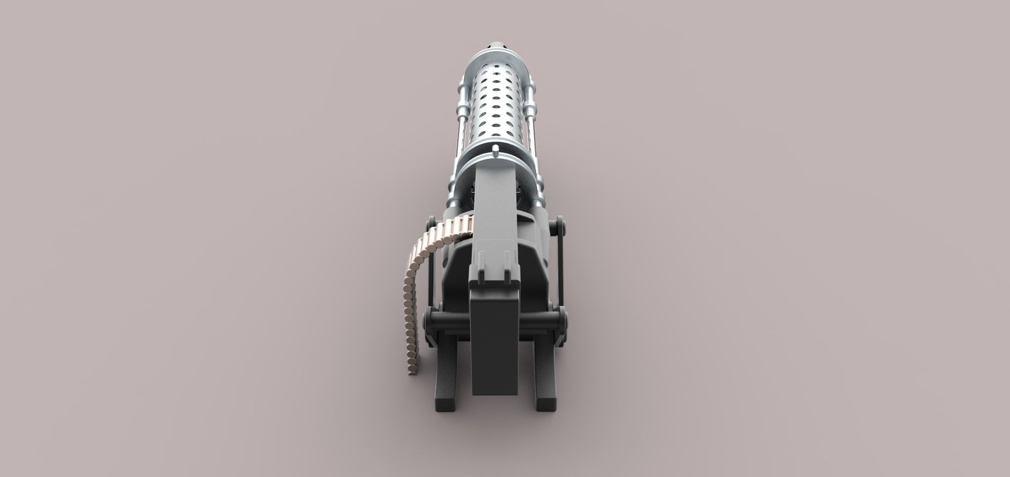 Machine gun 3D model_16