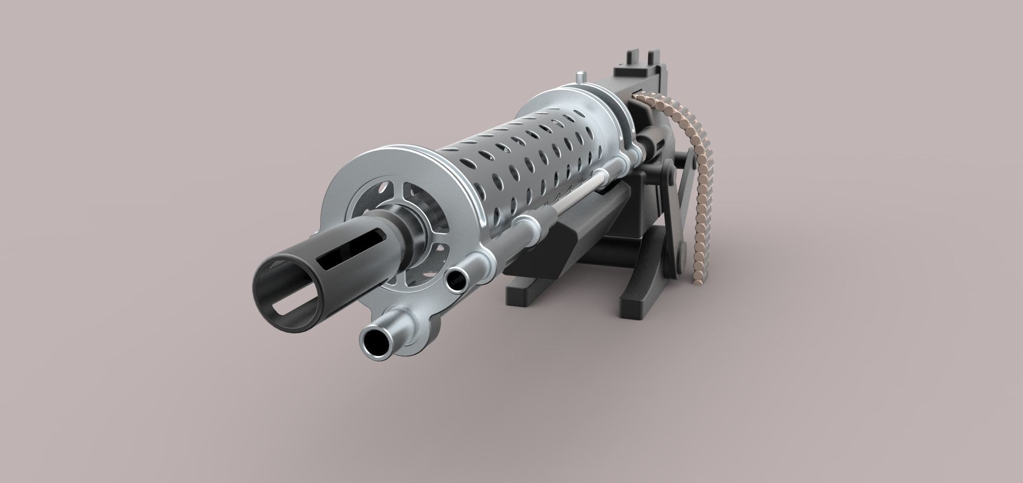 Machine gun 3D model_19