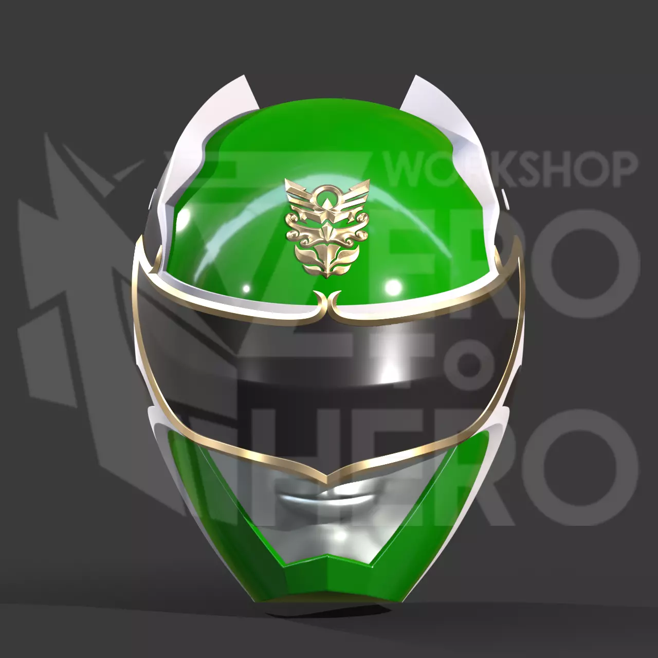 Tensou Sentai Goseiger Green Helmet 3D print model