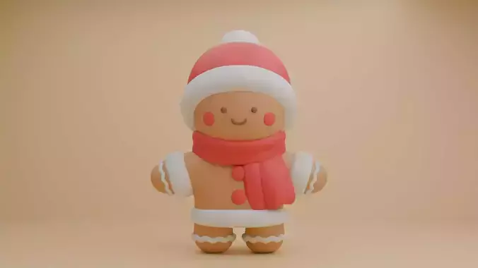 Christmas gingerbread cookie 16