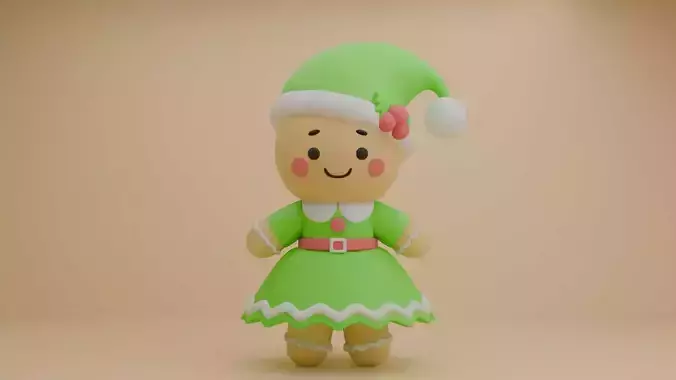 Christmas gingerbread cookie 14