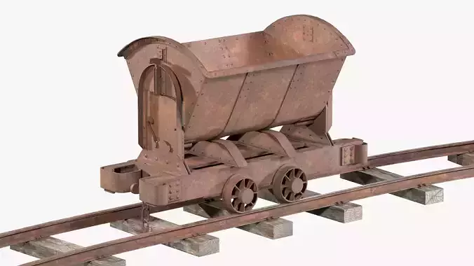 Mine Cart with Rails