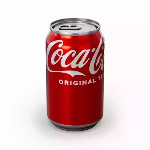Coca Cola Drink Aluminium Can model