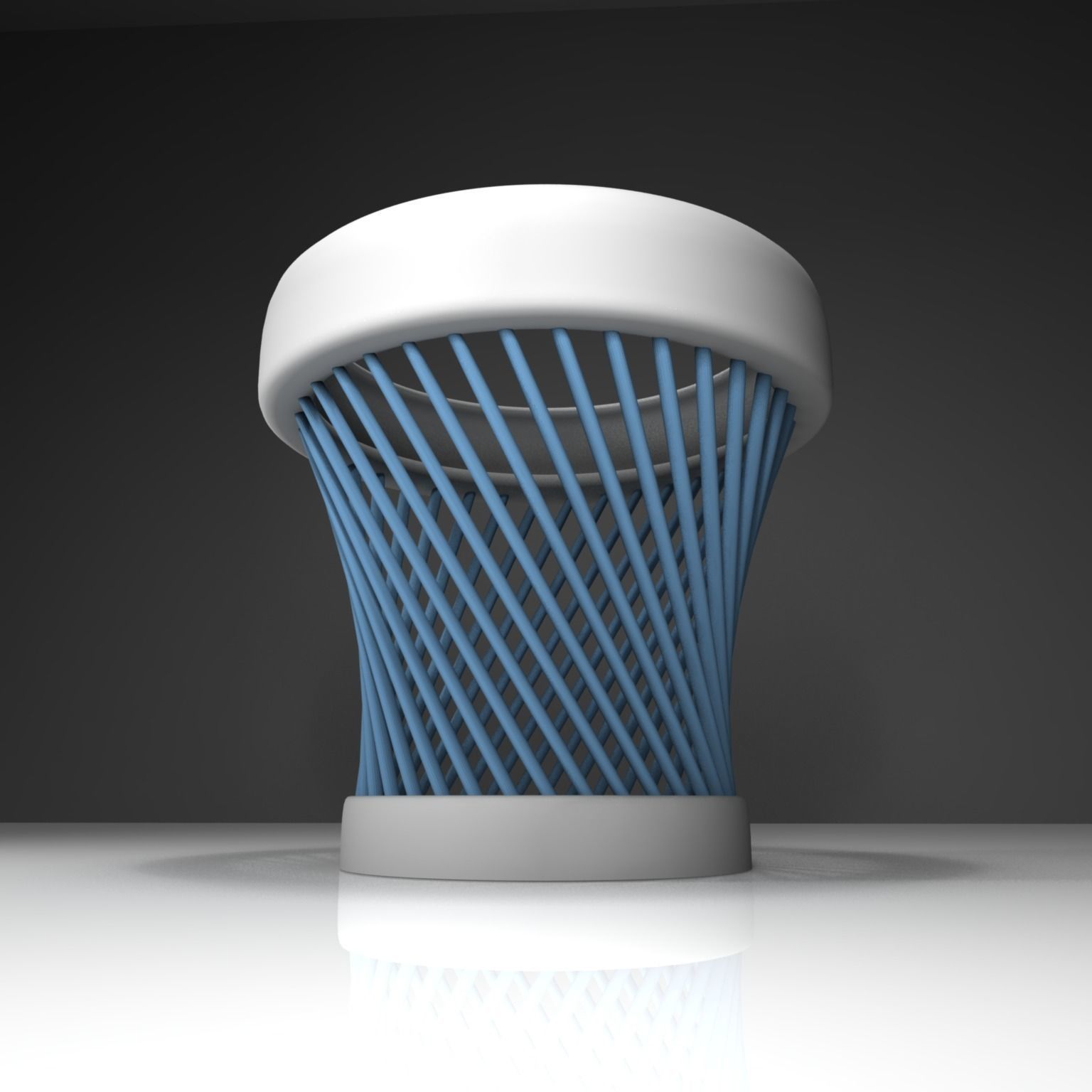 Waste Bucket 3D model_3