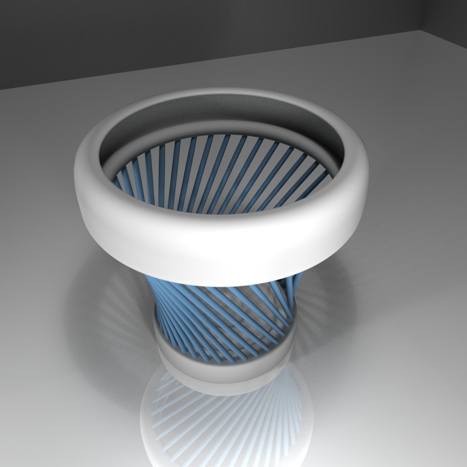 Waste Bucket 3D model_0