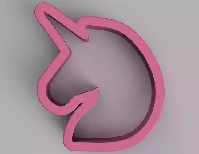 3D Unicorn Stamp Perfect for Clay and Ceramic