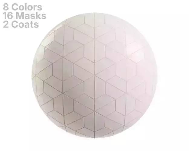  Trapezoid Tile in 3d-cube Layout