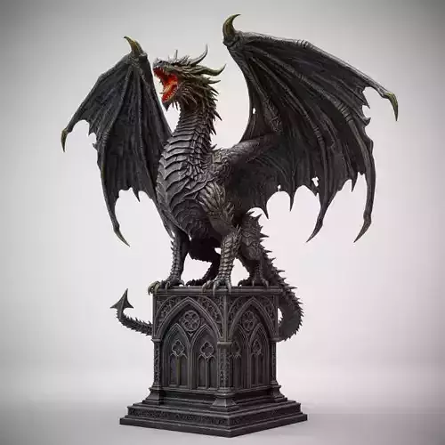 3008   Menacing Fairytale Dragon  magic