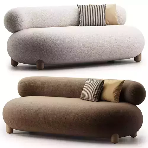 NOOM FLOCK Fabric sofa