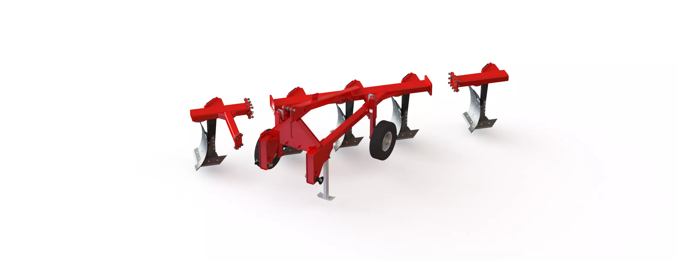 WG 0006 - Complete range of 3 high speed combination plow 3D model