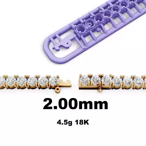 Flexible Tennis Bracelet 