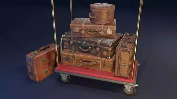 Vintage Suitcase Collection 4