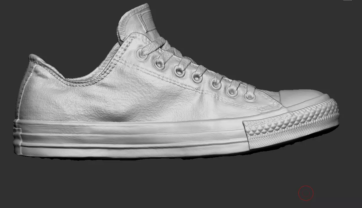 Converse all star low highpoly 3d print mesh Low-poly 3D model