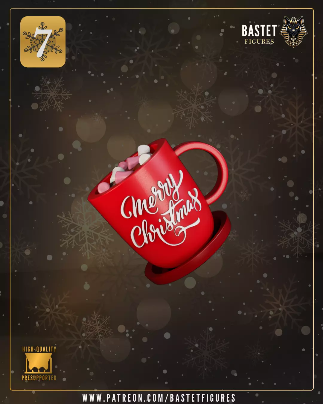Chocolate I Christmas Advent Calendar 3D print model