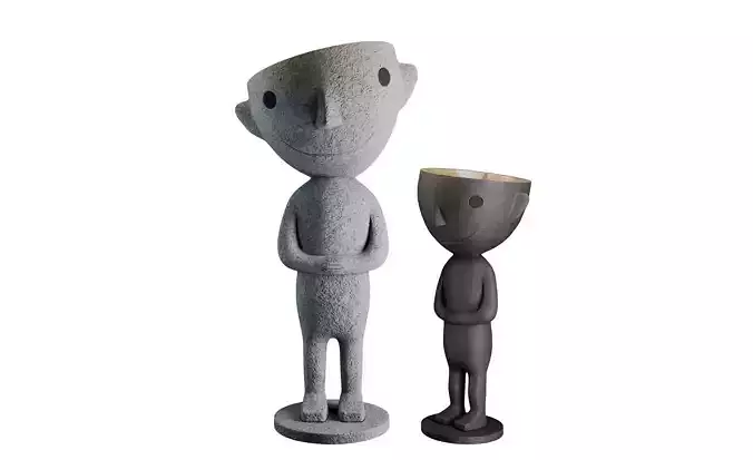 Alien Statue Floor Lamp