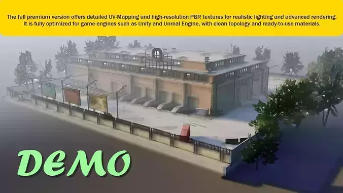 Low-Resolution Truck Hangar