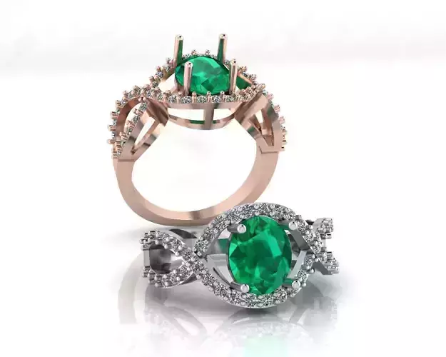 oval emerald jewelry ring