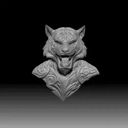 lion pendant 3D print model