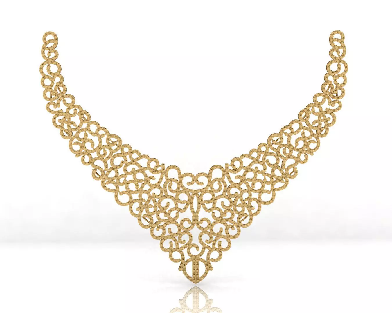 engrave gold necklaces 3D print model
