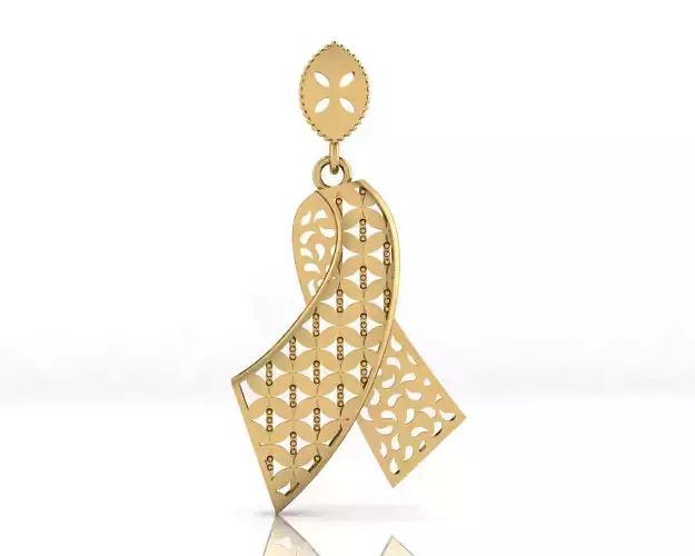 engraved gold pendant