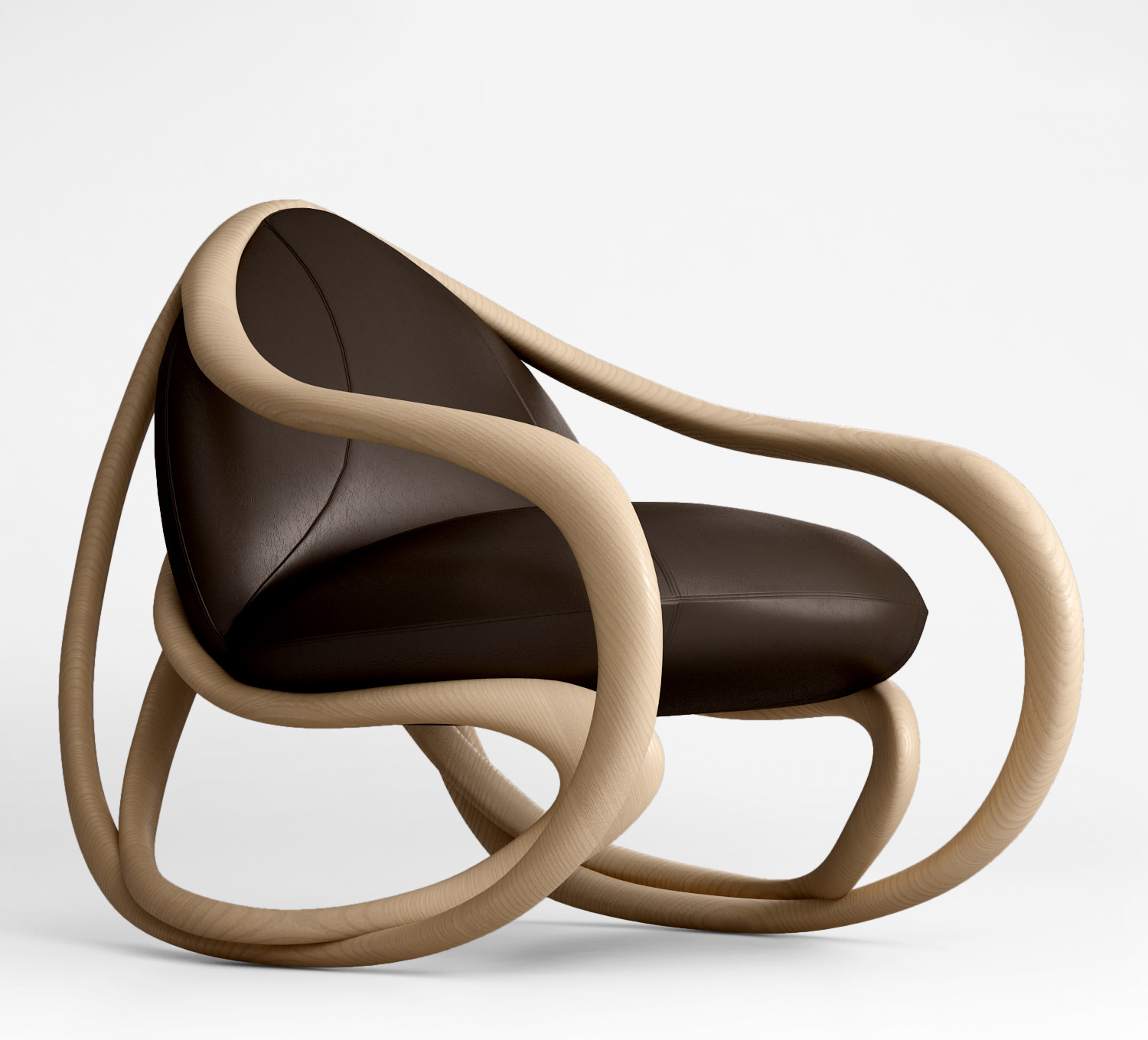 Giorgetti Move armchair 3D model_2
