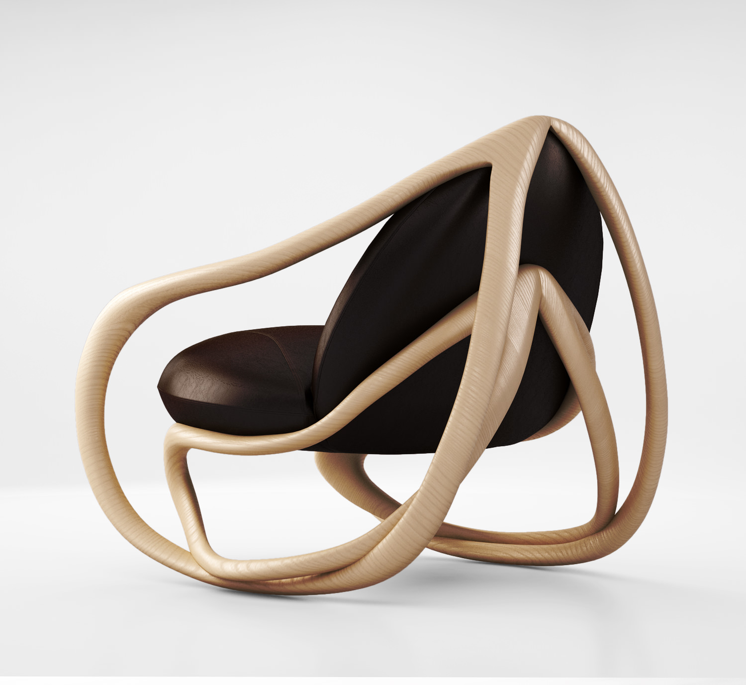 Giorgetti Move armchair 3D model_3
