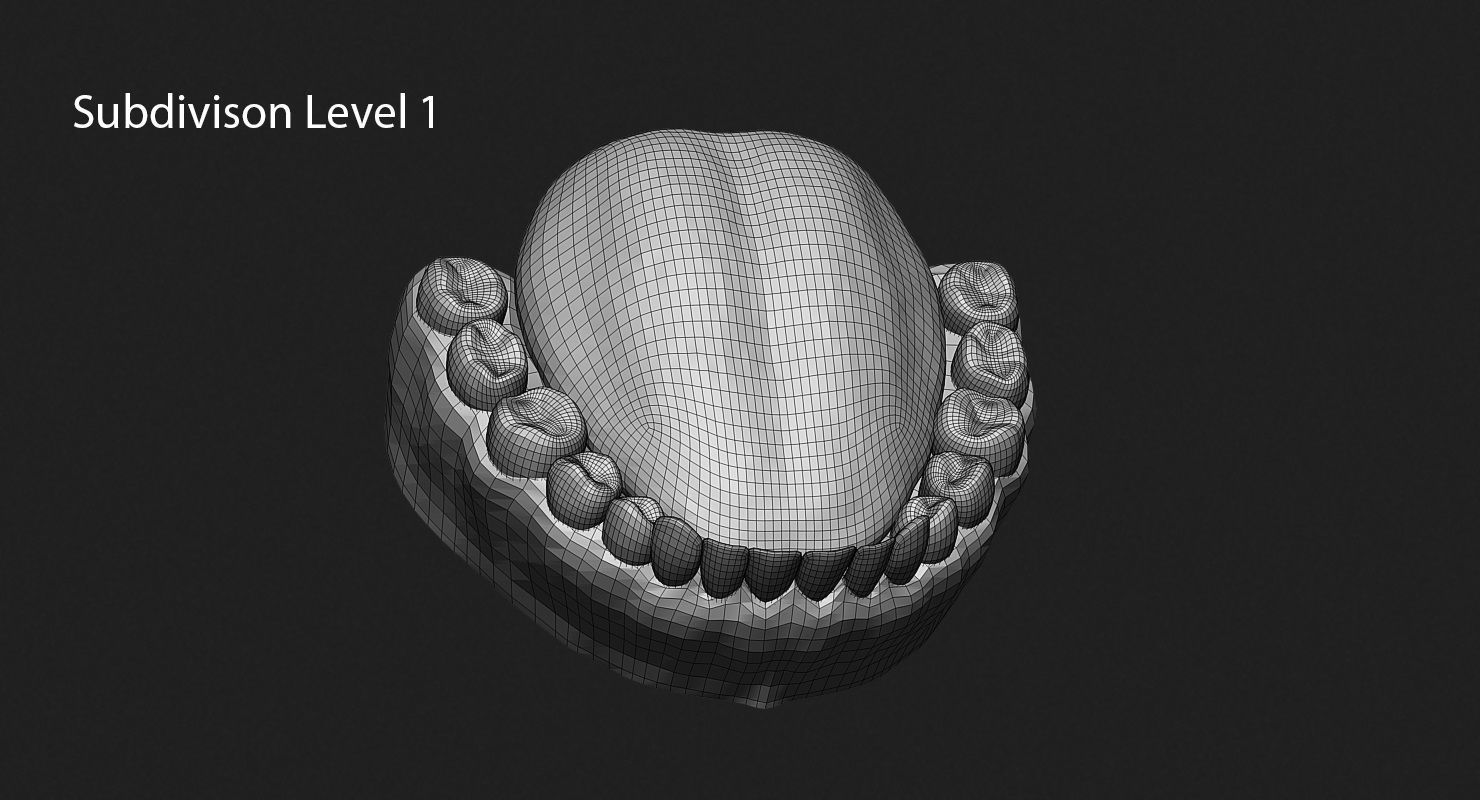 Asian Male Head for Production High Poly 3D model_27