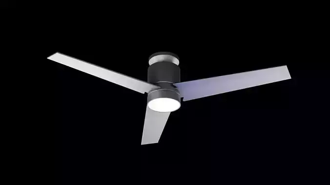  Modern Black Ceiling Fan with Light