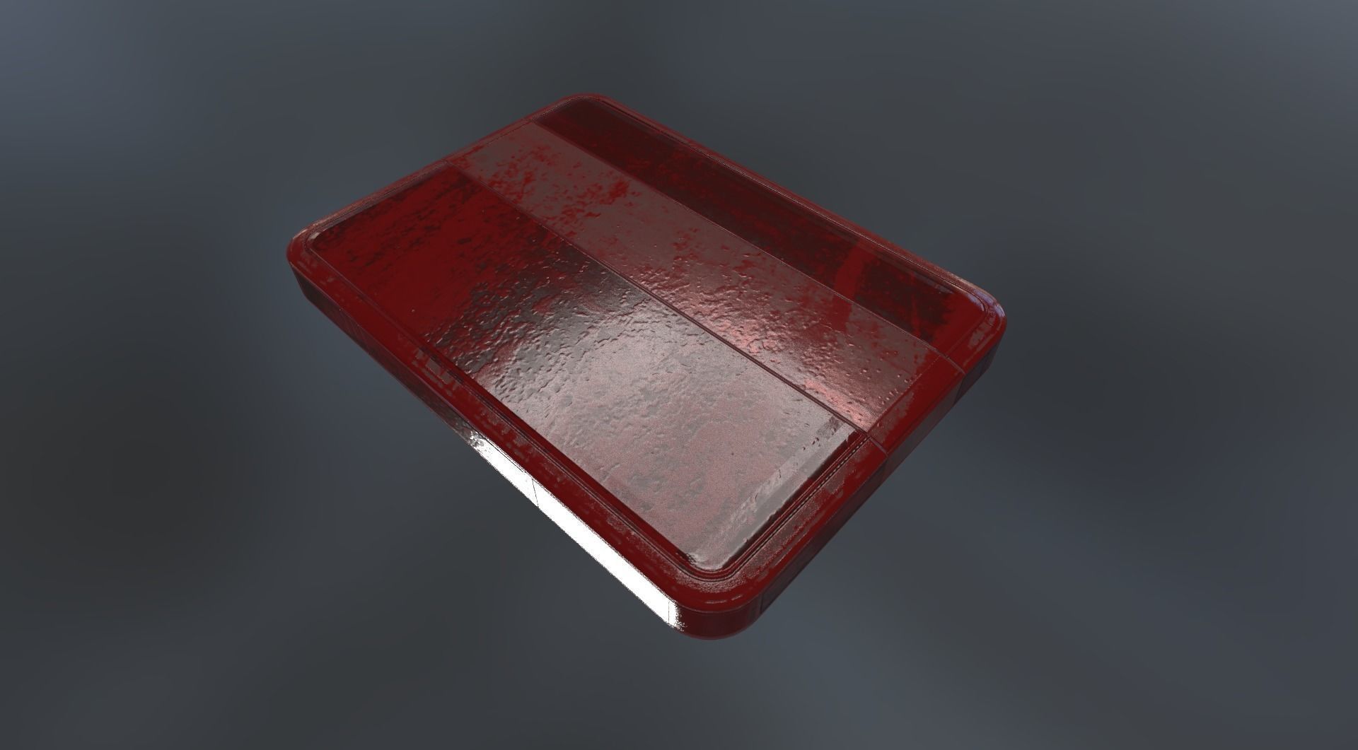 External HDD With USB Cable Rigged Bloody Version Low-poly 3D model_16
