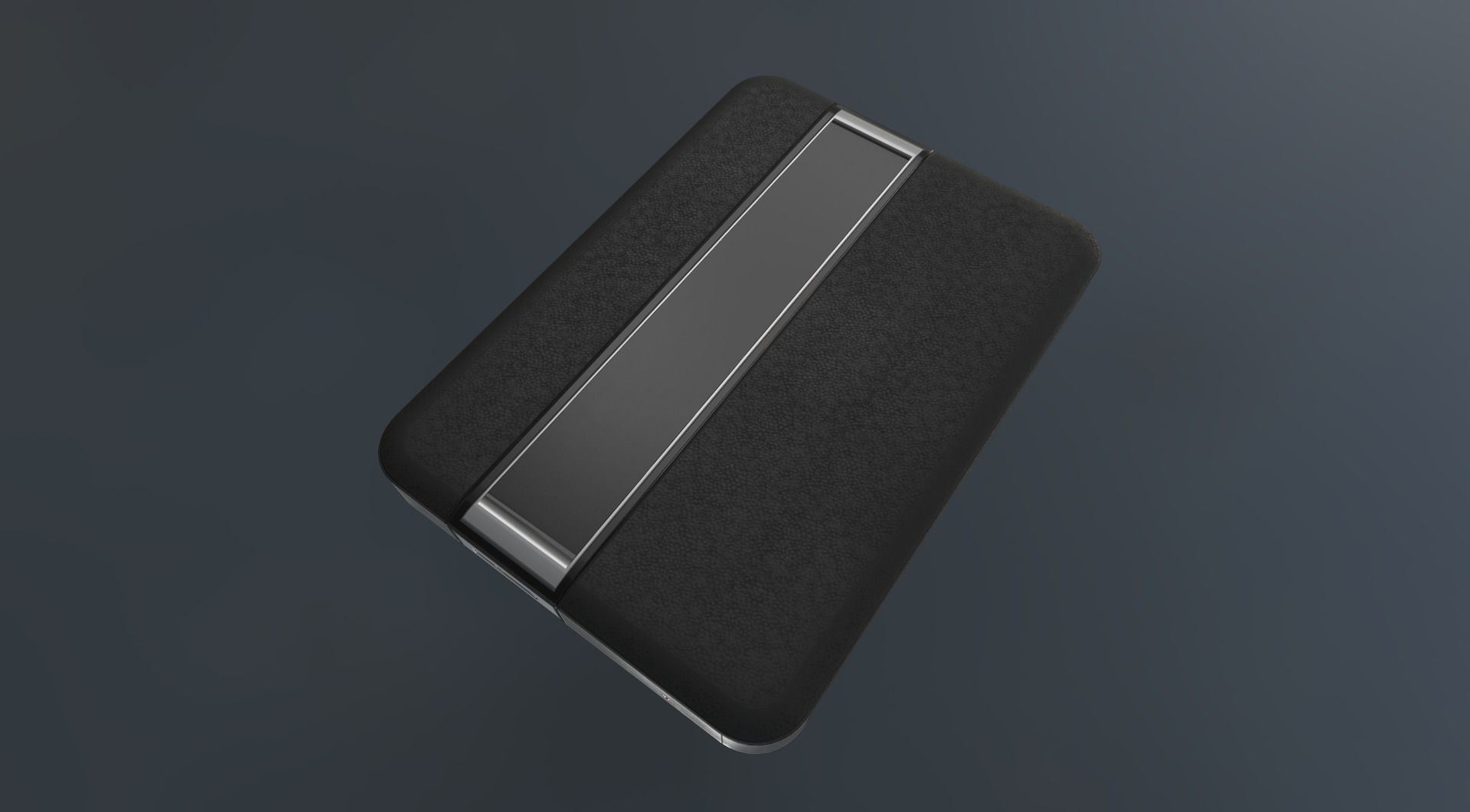 External HDD With USB Cable Rigged Dark Leather Version Low-poly 3D model_14