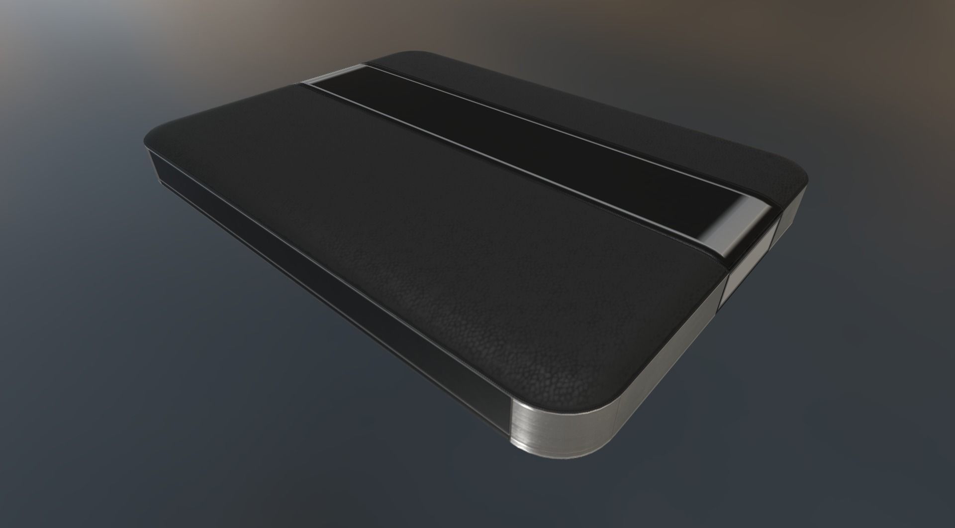 External HDD With USB Cable Rigged Dark Leather Version Low-poly 3D model_12