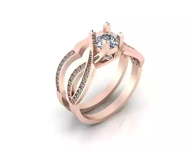 solitaire engagement jewelry ring