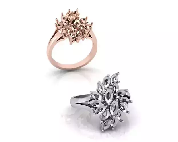full marquise jewelry ring