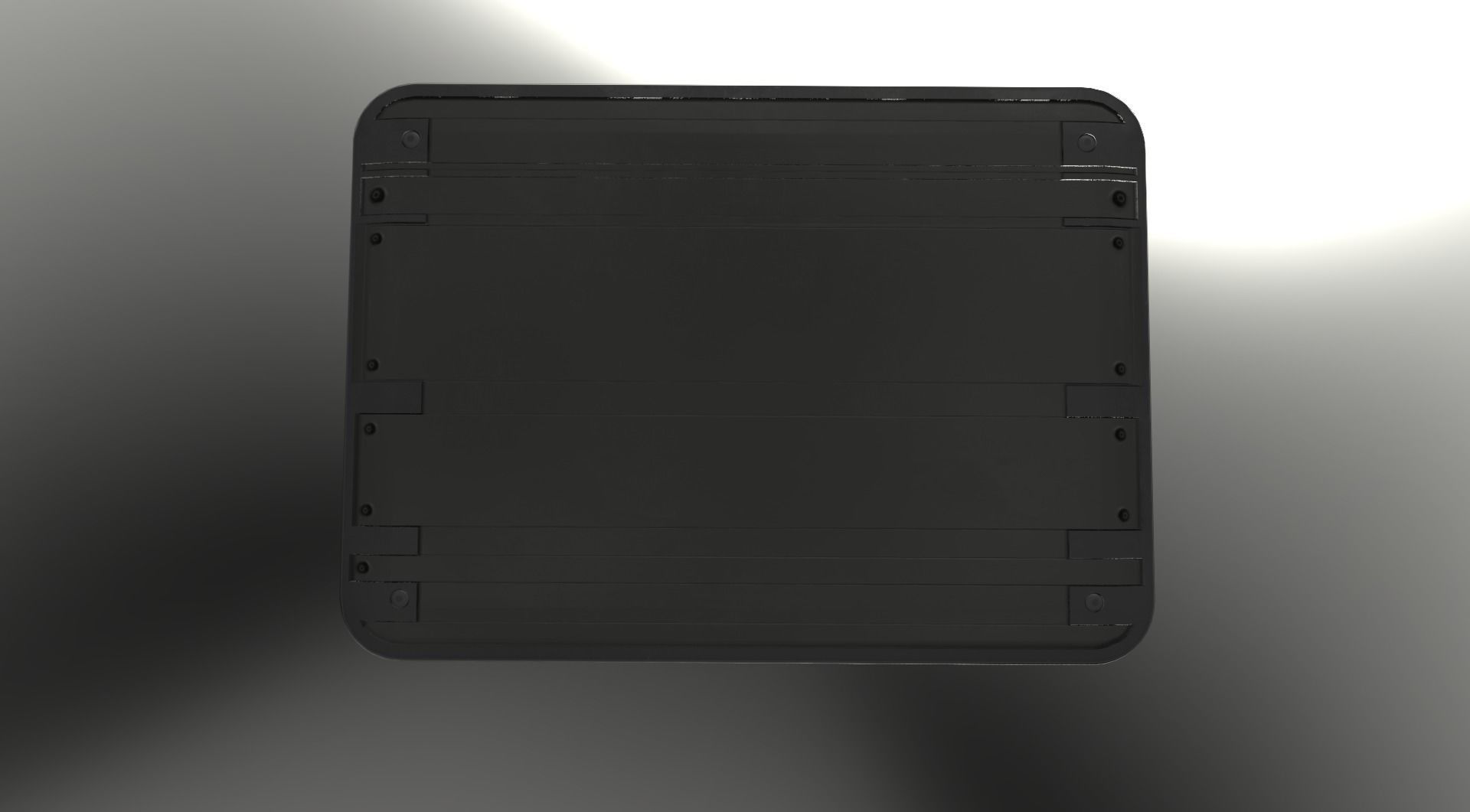 External HDD With USB Cable Rigged Futuristic Version Low-poly 3D model_28