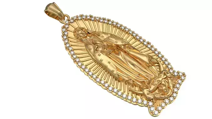 Virgin Mary Pendant