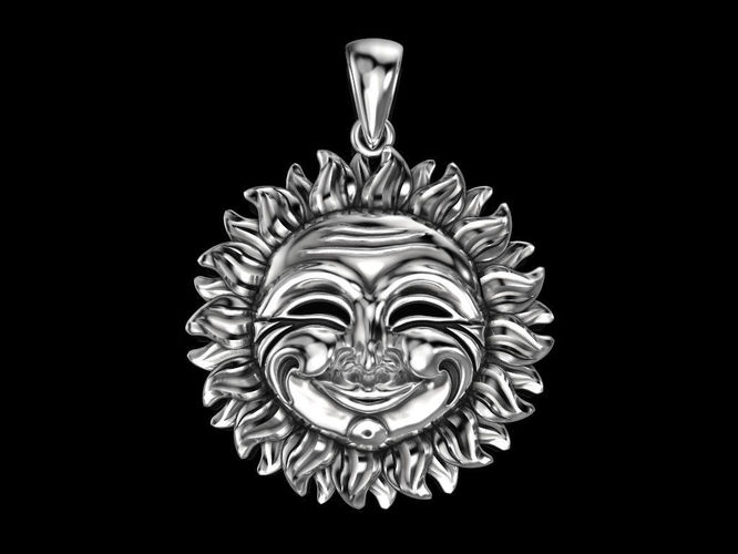 Pendant sun 3D print model