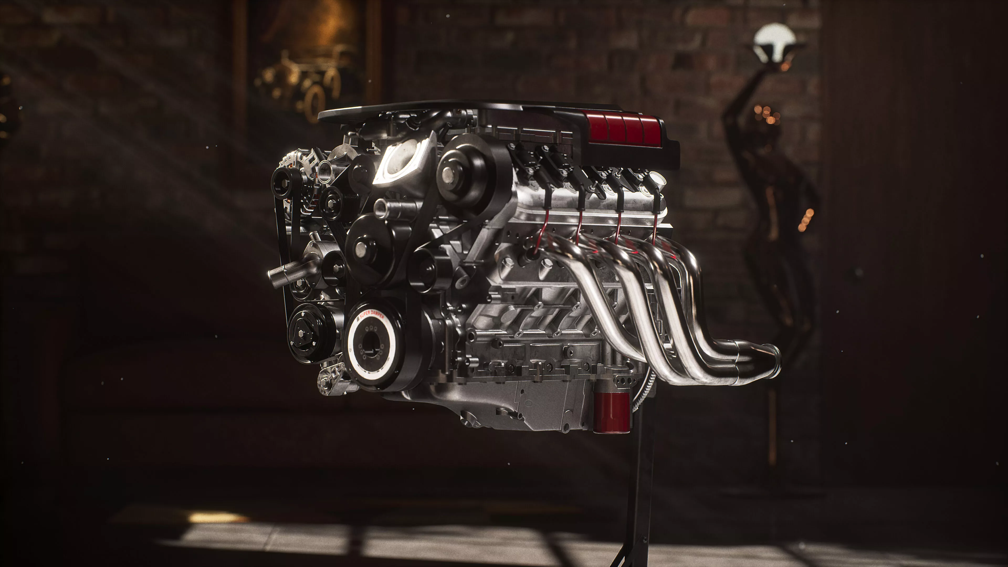 Chevrolet LS9 Supercharged Engine 3D model