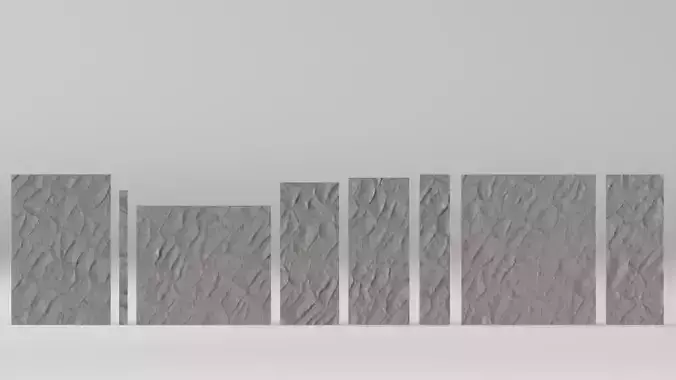 001677 Modular Concrete Wall Kit Relief Panels