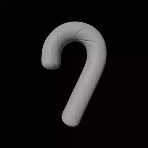 Candy Cane 3D Model