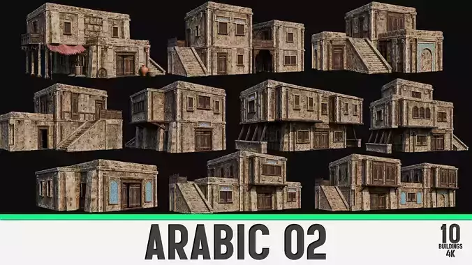ARABIC 02 with INTERIORS 4K TEXTURES