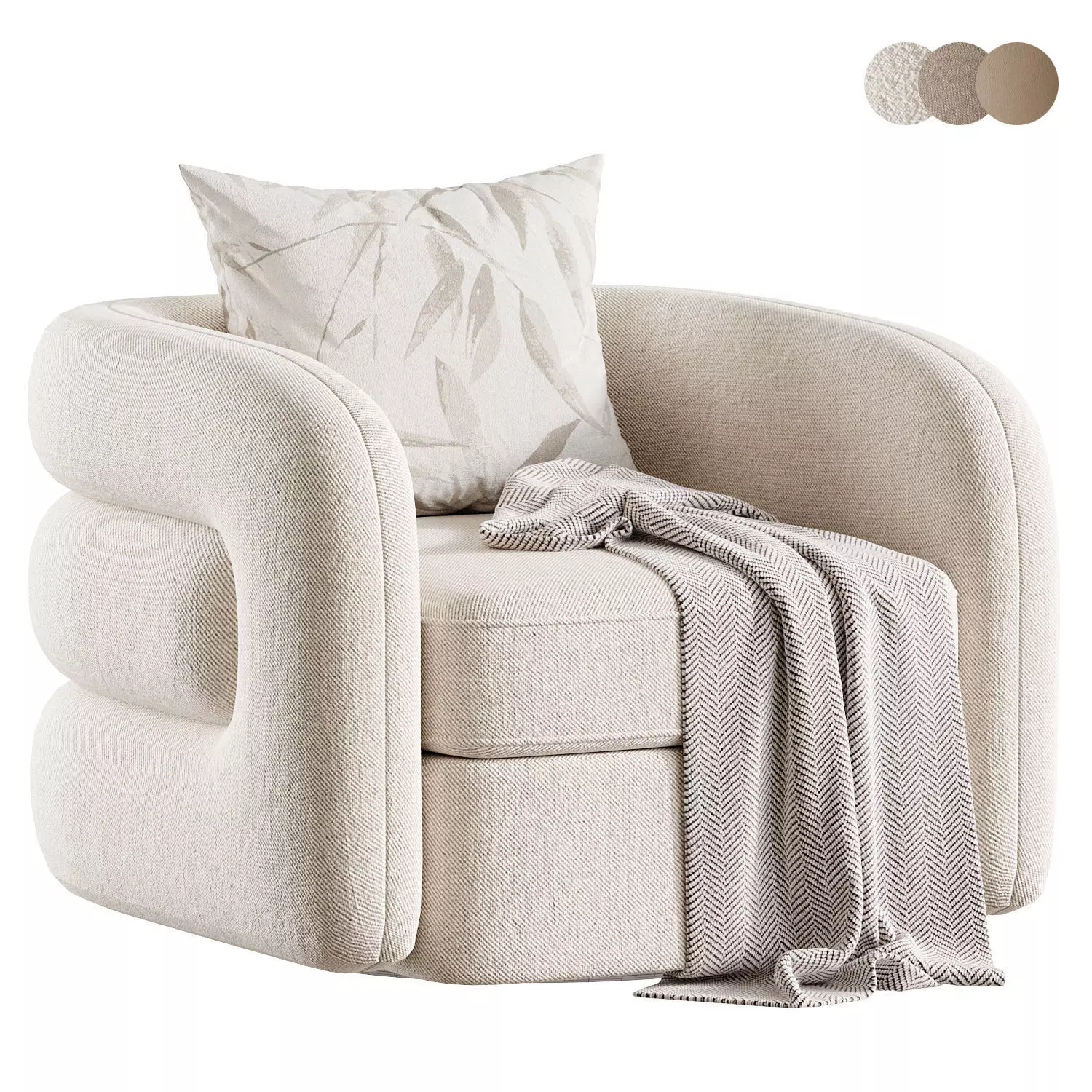 Jayson Swivel Chair 3D model