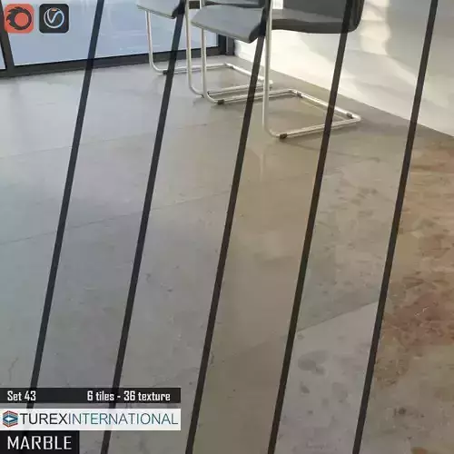 TUREX INTERNATIONAL Marble Tiles Set