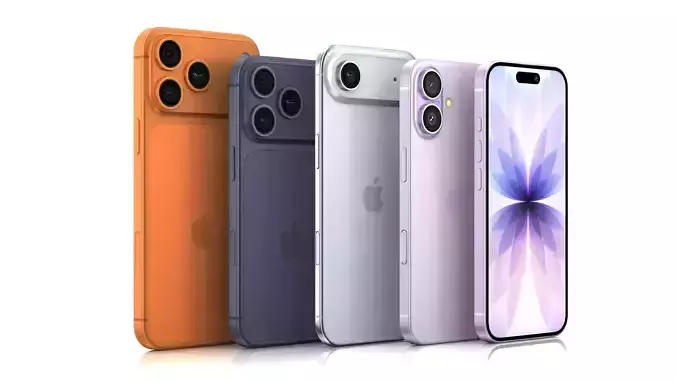 Apple iPhone 17 all 3D Model Collection