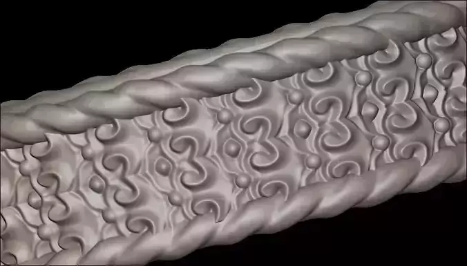 Patterned Ornament Ring