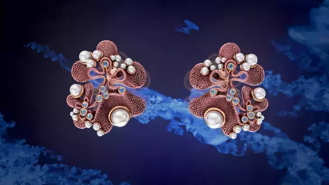 Pelagia Crown Earrings