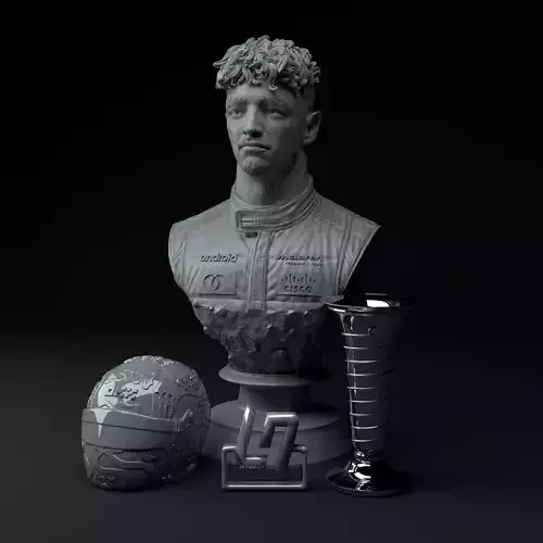 Lando Norris F1 Champion Diorama STL