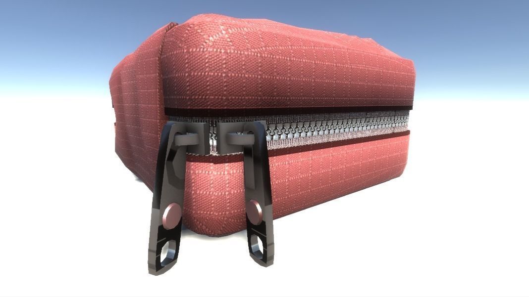 First Aid Medical Kit Low-poly 3D model_3