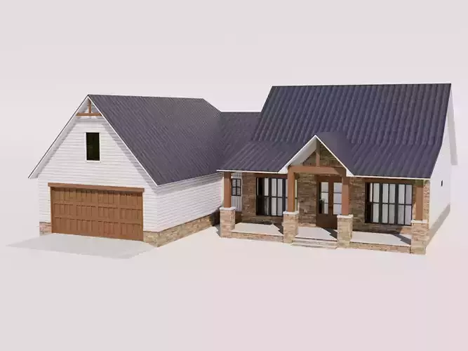 Farmhouse Style House Model 2
